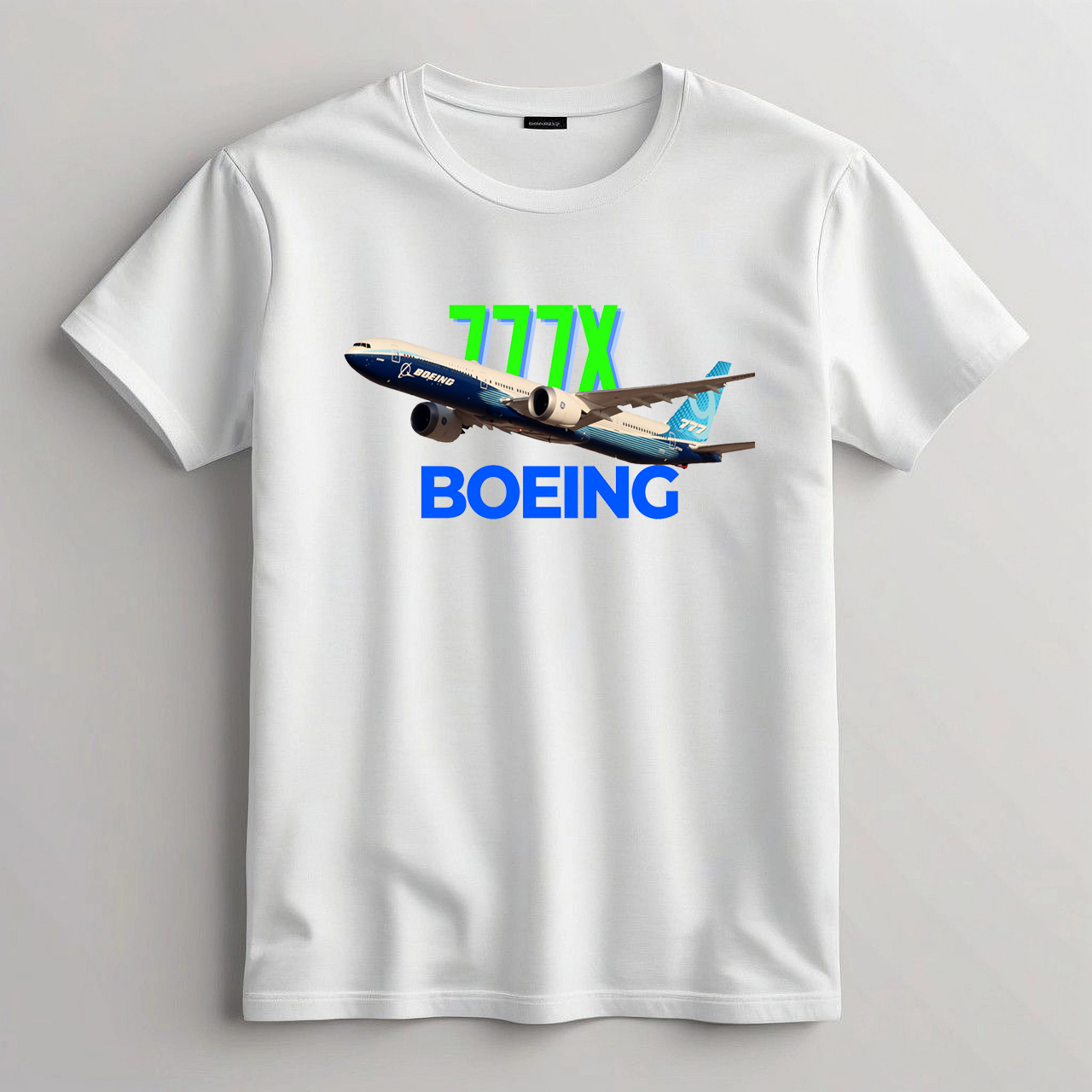 Boeing B777x T shirt 100% Cotton – Biowash